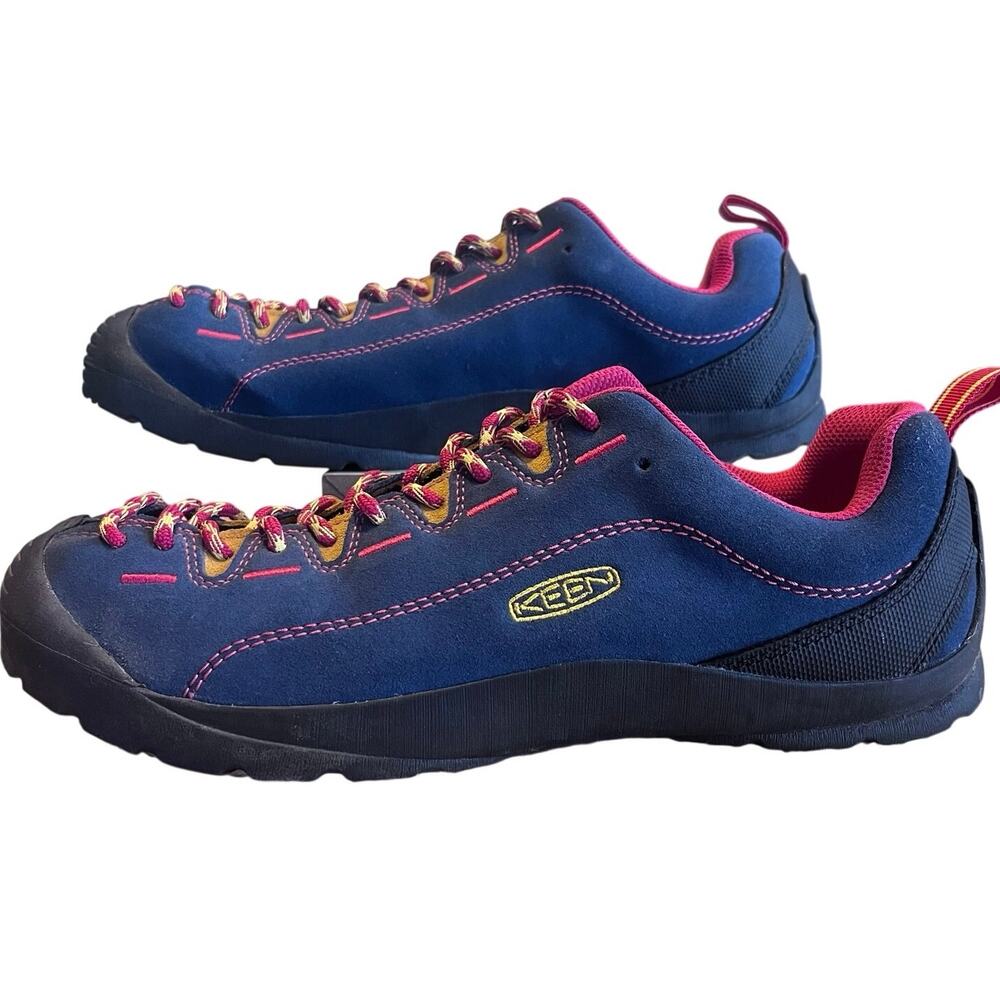 Keen Jasper Low Climbing Sneakers Blue/red Mens Size 10 Hiking Gorpcore EUC!! - Picture 2 of 8